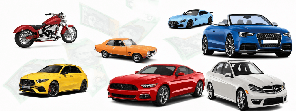 Vehicles lent against at Vehicle Pawnbroker